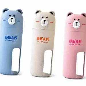 곰돌이 칫솔통 손잡이형 칫솔케이스 양치컵 DD-13091