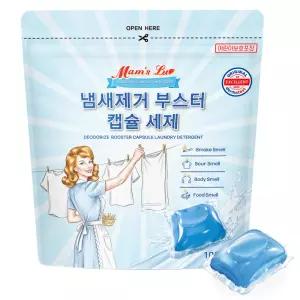 맘스럽 냄새제거 부스터 캡슐세제 8g 100개입X1개 / 쉰내 땀냄새 강력제거