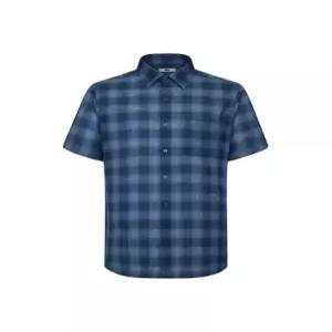 닥스셔츠 DAKSSHIRTS 울혼방 미디움체크 캐주얼 반팔셔츠 DLS1SHCS103N1