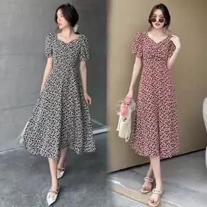 [하프클럽/]앵두블랙 치마원피스 앵두레드 나시 허리밴딩원피스 무지 여성