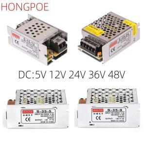 DC 5V 12V 24V 36V 48V 전원 공급 장치 SMPS 5 12 24 36 48V AC DC 220V 5V 12V 24V 36 48V1A 2A 3A 5A 10A 20A 30A 40A 50A 모터 LED