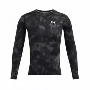 언더아머긴팔티 KQJ 6011049-001 남성 컴프레션 베이스레이어 UA HeatGear 프린트 긴팔