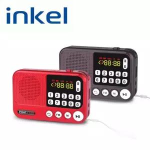 인켈40 휴대용 TF카드 FM 라디오 MP3 플레이어