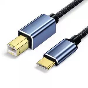 수피 USB 2.0 C타입 to B 프린터 케이블 S58 3m 전자드럼 스캐너 복합기 키보드 데이터 전송 충전