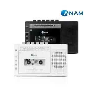 아남 카세트 테이프 플레이어 A-37/블랙 어학용 포터블 라디오 워크맨 USB/TF카드 녹음
