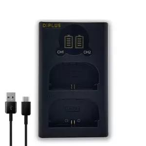 캐논 파워샷 SX70HS 호환용 듀얼 충전기 LP-E12디카 카메라 배터리 잔량표시 동시 세트