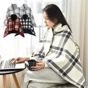 수면 플리스 망토 포근 똑딱이 어깨 담요 극세사 무릎