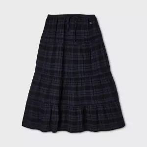 후아유 WHWHG3822F 여성 롱스커트 Check Long Tiered Skirt 6858434