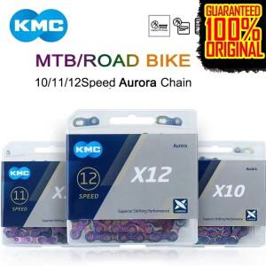KMC 자전거 체인 X8 X9 X10 X11 X12 MTB 8단 9단 10단 11단 12단 로드 바이크 크랭크셋 (시마노, 스램 부품