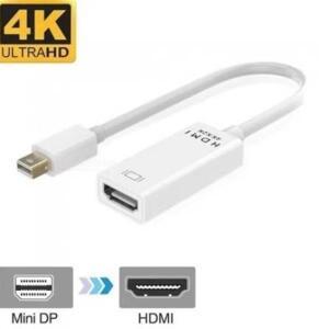 HD PC 노트북 TV 모니터 프로젝터 4K로 연결하기 위한 미니 DP-HDMI 어댑터 케이블