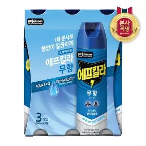 에프킬라 에프킬라 에어로졸 모기약(살충제) 무향 500ml 3개