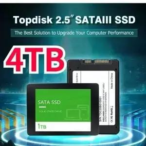 2025년형 하드 드라이브 1TB~2TB 고속 SSD SATA3 2.5인치 내장 4TB~TLC 500Mbps 노트북 및 데스크탑용