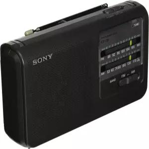 소니 휴대용 AM/FM 라디오(블랙)