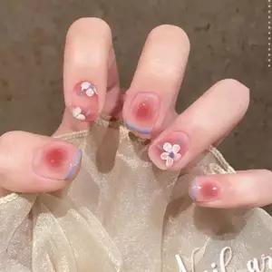 셀프네일아트 세트 손톱아트 붙이는네일스티커 네일스티커 24종 반복사용