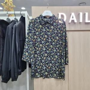 [세정_인디안여성복]프린팅 인견 블라우스MDBNL4M424101_GN_GN