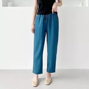 9부 허리밴딩 여름바지 인견 250626 엣지라인 타이폴 일자바지
