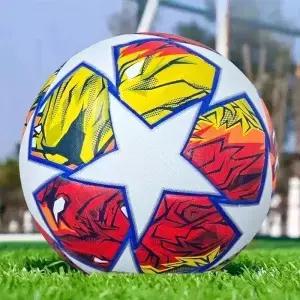 고품질 축구공 공식 사이즈 5 PVC 소재 골대팀 야외 경기 게임 축구 훈련용 공