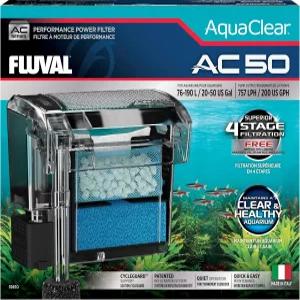 AC50 전원 필터 20-50 US 갤런 / 76-190 리터 - Fluval USA (fluvalaquatics.com )