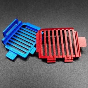 1PCS 새로운 모터 방열판 라디에이터 Mini-Z AWD MA020 Rc 자동차 액세서리 용 금속 업그레이드 부품 내구