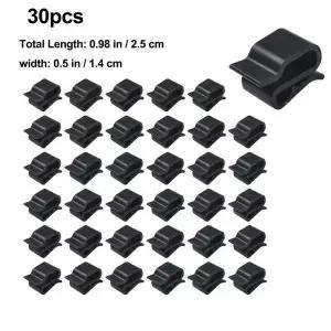 30Pcs 태양광 발전 패널 케이블 클램프 와이어 클립 야외 트레일러 프레임 보트