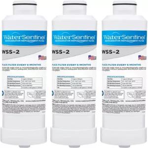 WaterSentinel WSS-2 냉장고 호환 필터 HAFCIN 블루 3개입
