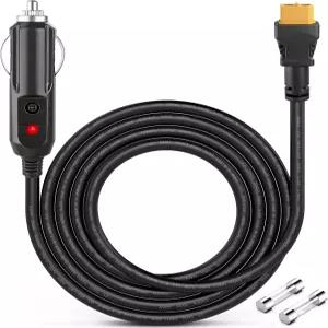 12V/24V 자동차 충전기 케이블 Bluetti EB55 및 Portable XT60 커넥터에 적합 AC2A Elite 200 100 V2
