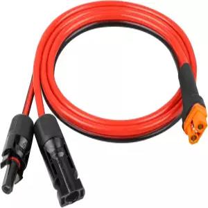 Kimbluth 10AWG 2FT 태양광 케이블 XT60i 연장 3 6 10 35 50 75 100휴대용 발전기 패널 RV 배터리용