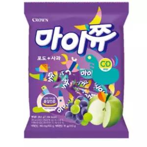 수앤서53 캐러멜 과자 마이쮸 포도 사과+포도 284g 사과 생활