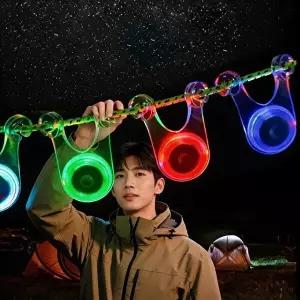 자전거 LED 라이트 스트링 안전등 야간 주행 경광등 풋등 캠핑 텐트-WFPZFIM