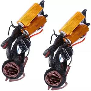 Zosgrew 2 PCS 3157 LED 오류 디코더 안티 플리커 50W 6옴 저항 플러그인 안개등 방향지시등 T20/3157/4157