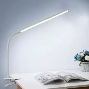 조명등 독서등 플렉시블 (화이트) 스탠드조명 집게 스탠드(58cm) LED