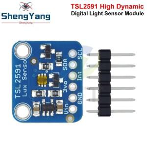 1/3PCS TSL2591 IIC 광 센서 브레이크 아웃 모듈 높은 동적 범위 LUX 디지털 3.3V 5V Diy 전자
