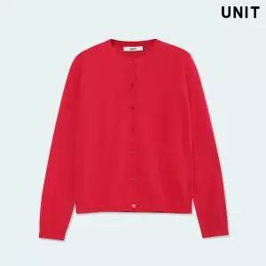유닛 레드 코르푸 니트 가디건 UFLKCA25ZN-56 1089278