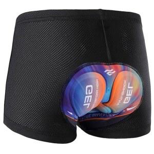 남성용 자전거 반바지 MTB 라이너 5D 패딩 젤 산악자전거용 빠른 건조 충격 방지 통기성