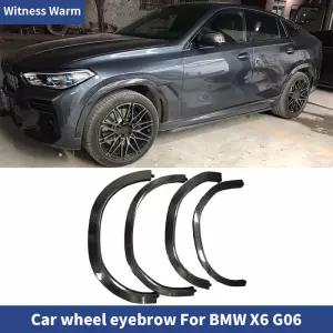 2019-2021 X6 G06 카본 휠 펜더 눈썹 보호 스티커 호환