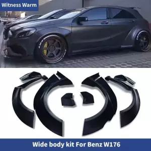W176 A180 A200 A260 A45 13-년식 와이드 바디킷 FRP 미도색 휠 아이