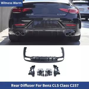 CLS 클래스 C257 스포츠 CLS300 CLS350 CLS53 AMG 리어 범퍼 디퓨저