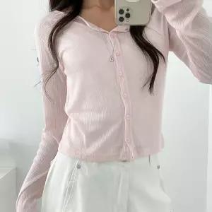 [여리핏] 데일리 레이어드 여리핏 골지 숄더 니트 가디건 4color