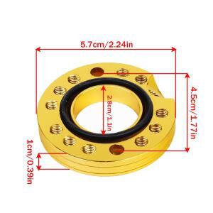 오토바이 부품 28mm CNC 카브 기화기 인렛 매니폴드 조절기 범용 플랜지 스피너 플레이트 어댑터 (핏 바이