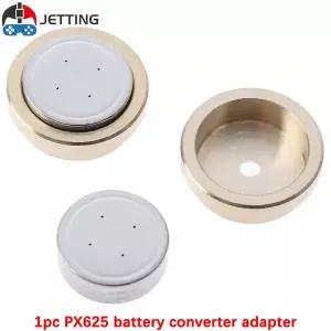 필름 카메라 및 노출 계량기 MR-9 배터리 어댑터 MR9 PX625 PX13 LR44 1.4v 아연 공기 단추 셀 1 개