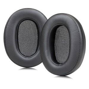 소니 WH-XB900N / WH-CH710N WH-CH720N WH-RF400 MDR-RF895RK용 SINOWO 교체용 이어패드 노이즈 솔레이션 메모리폼 소프트 프로틴 가죽 블랙 헤드폰 이어패드 쿠션