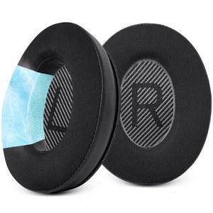 보스 QC35 및 QC35II용 GEVO 교체용 이어패드 쿨링 블랙 | QUIETCOMFORT 35II 35 헤드폰용 프로틴 가죽 소음 차단 메모리