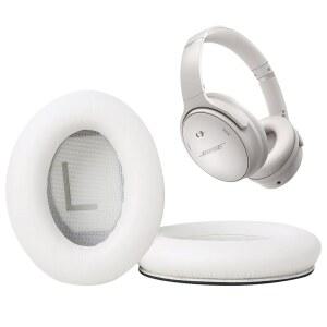 BOSE QUIETCOMFORT 45 QC45 QC35 II PROFESSIONAL 헤드폰용 이어패드 소음 차단 메모리폼 화이트 교체용 이어 쿠션