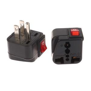 10A/13A 250V 전원 소켓 온/오프 스위치 포함 범용 미국 유럽 EU 여행용 플러그 어댑터