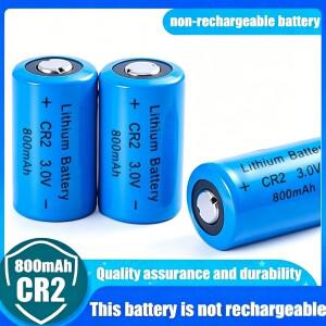 3V 800mAh CR2 배터리 GPS 보안 시스템 카메라 의료 장비 적합한 비충전식 리튬