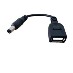 DC 5.5 2.1 MM X 남성 어댑터 - USB 타입 A 연장 전원 쇼트 코드 케이블