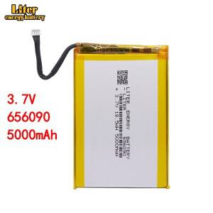 656090 충전식 리튬 폴리머 배터리 GPS PDA 레크리에이션 기계 E5 게임 콘솔용 3.7V 5000mah