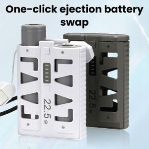 2x 21700 배터리 DIY 케이스 22.5W Type-C 고속 충전 듀얼 모드 저전류 박스 대용량
