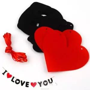 [제이큐]I LOVE YOU 가랜드 배경장식 특별한프로포즈 웨딩촬영소품