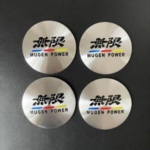 n 로고 자동차 휠 센터 허브 캡 엠블럼 스티커 데칼 커버 혼다 시빅 어코드 CRV 핏 시티 Hrv 액세서리 56mm